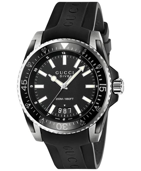 gucci men's swiss automatic|Gucci dive watch sale.